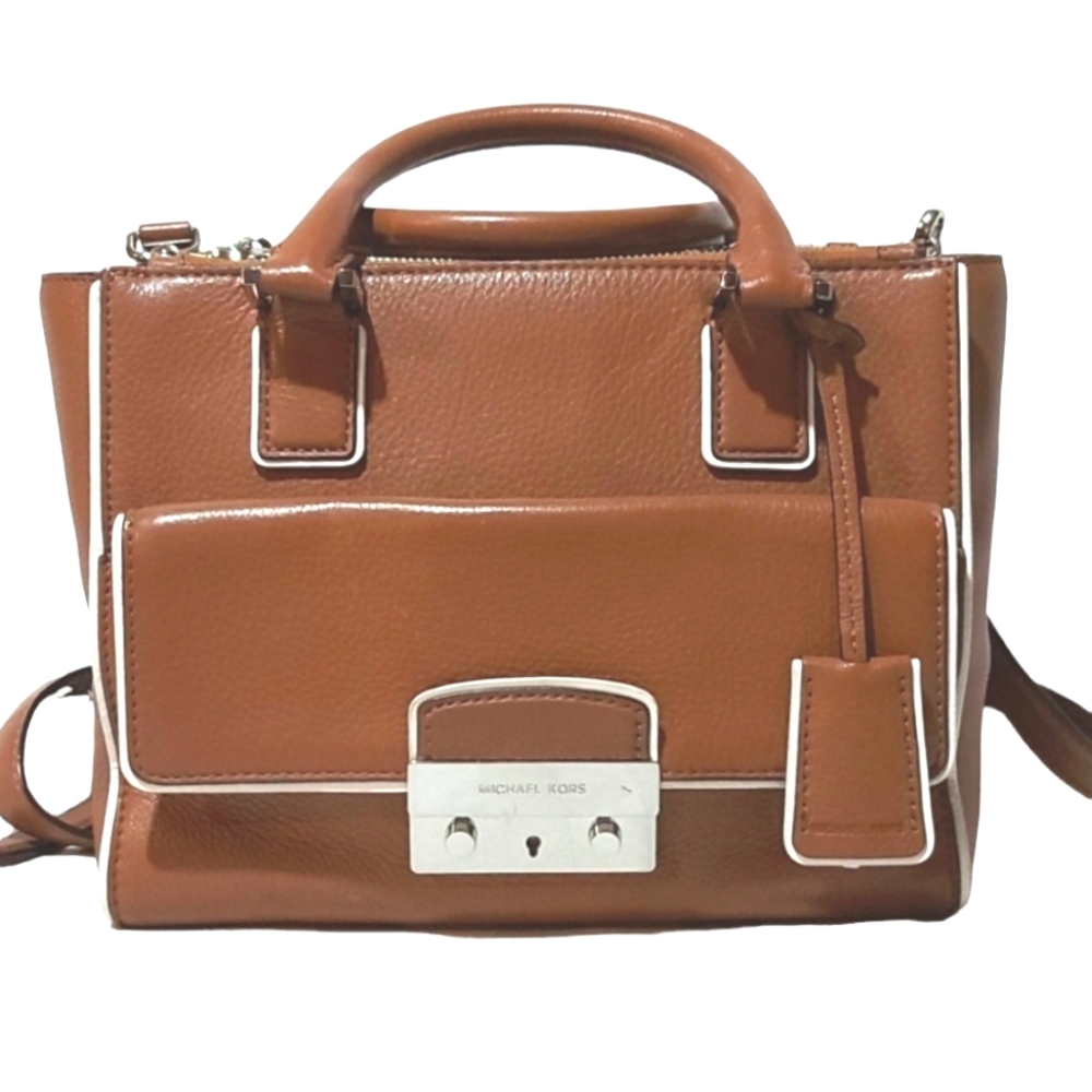 Michael Kors Gingerbread Traveller Crossbody Bag